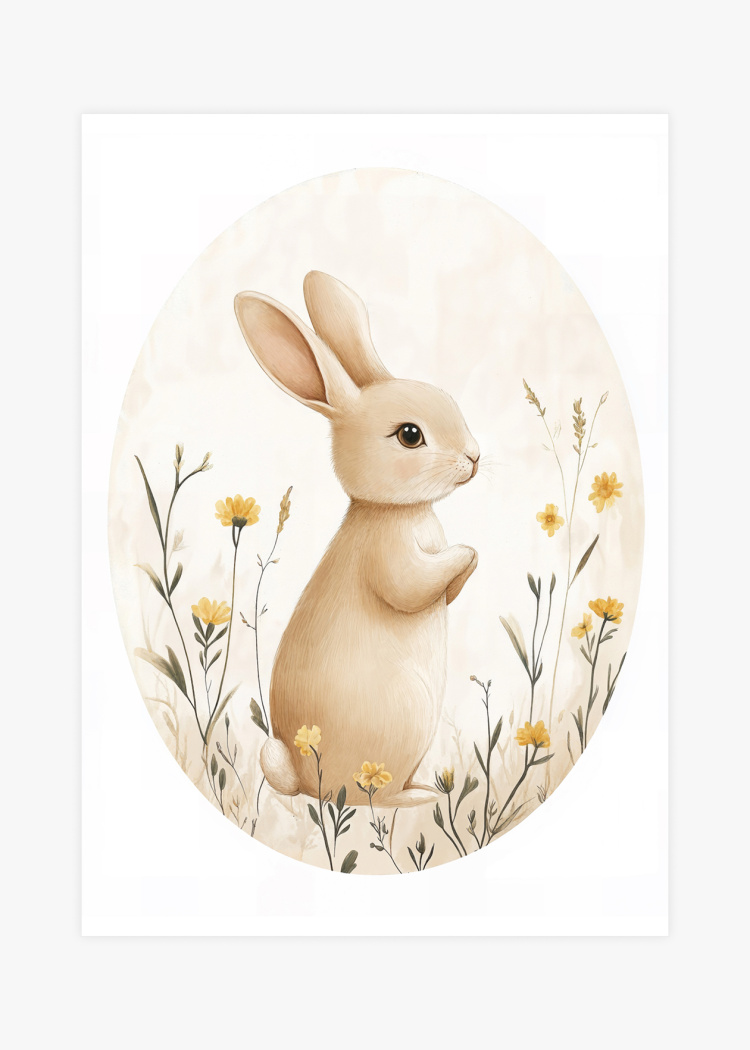 plakaty detske zajeci louka 01 v1