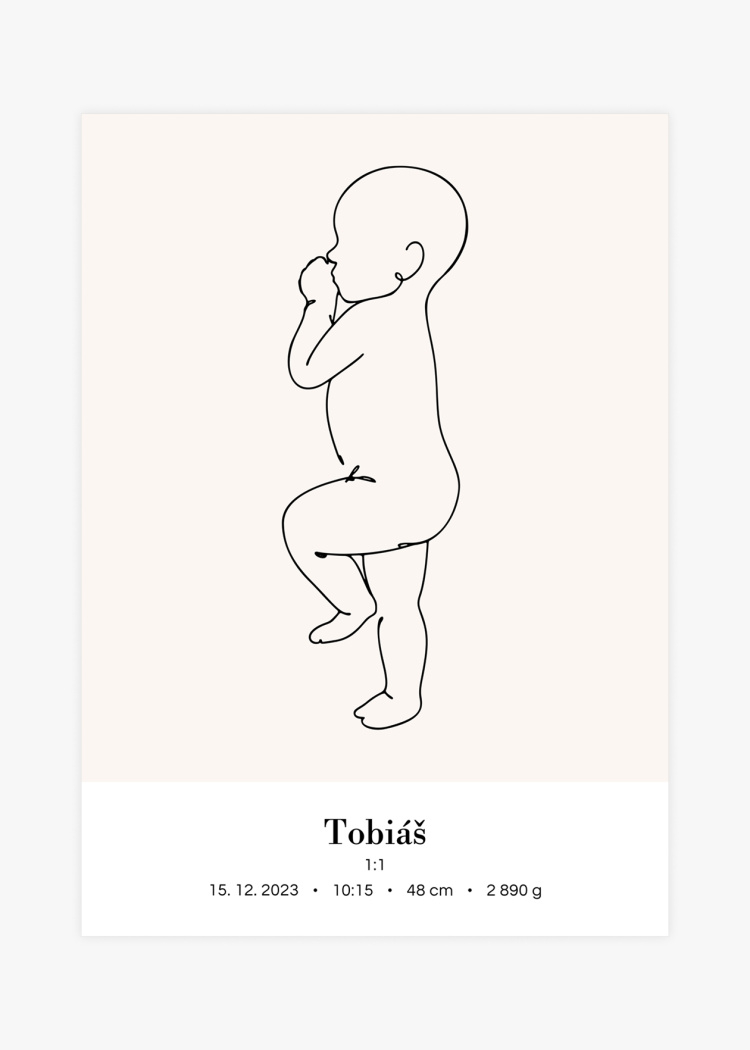 plakaty na miru miminko v zivotni velikosti bezove pozadi 01 v1