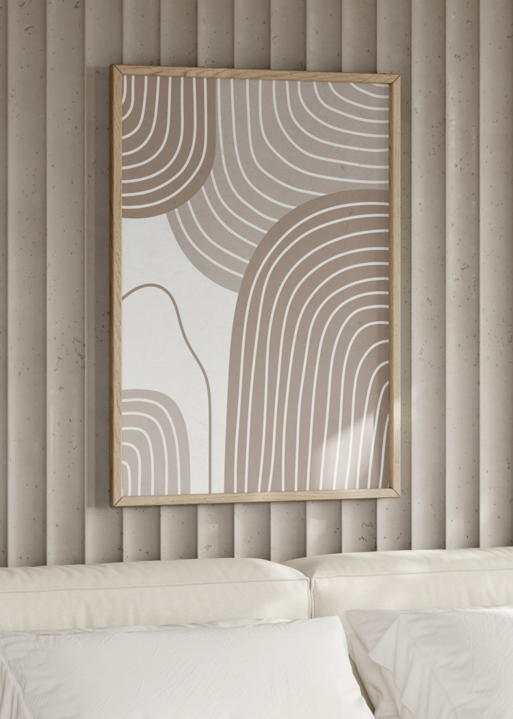 plakaty umeni bezove abstraktni oblouky II 02