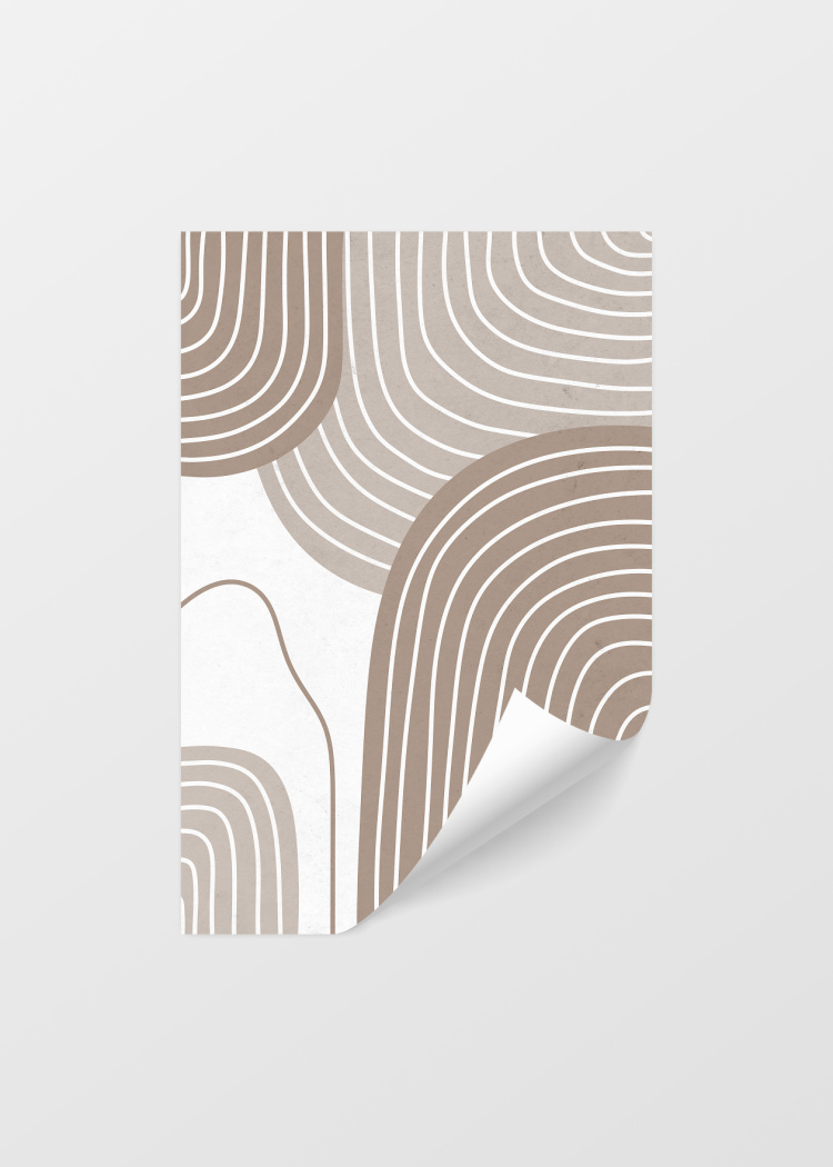 plakaty umeni bezove abstraktni oblouky II 04