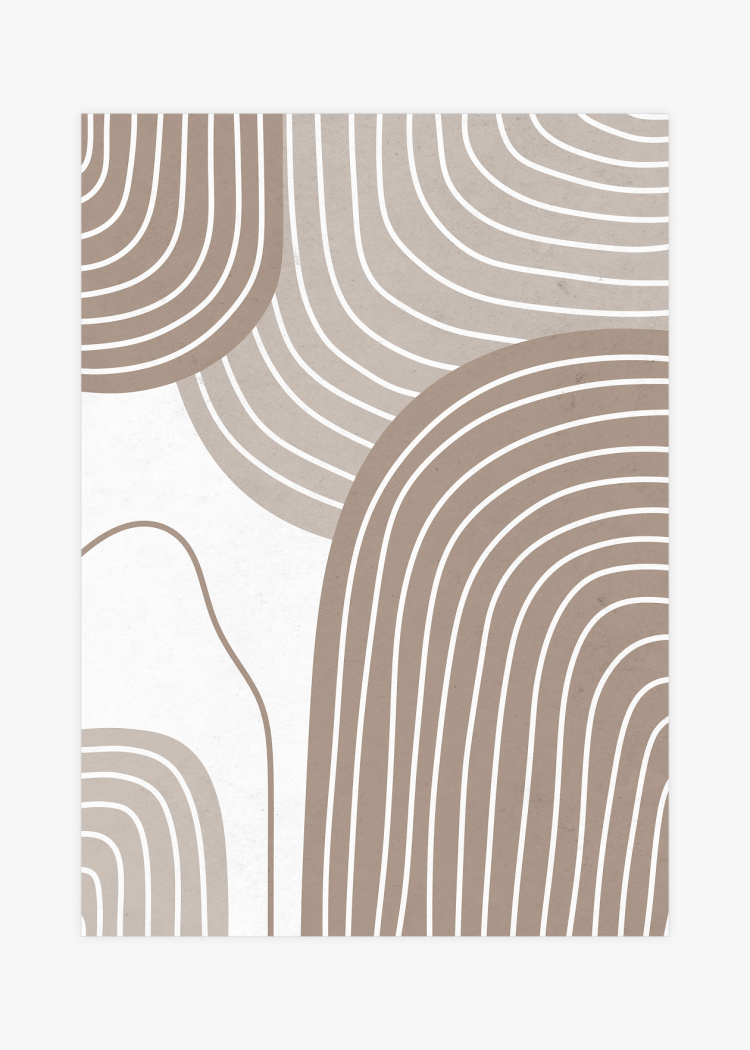 plakaty umeni bezove abstraktni oblouky II 01