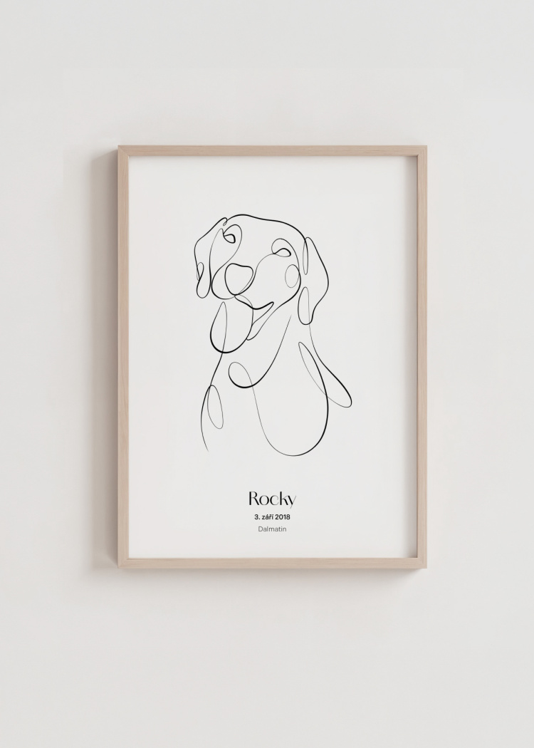 plakaty na miru zvireci pes dalmatin 03