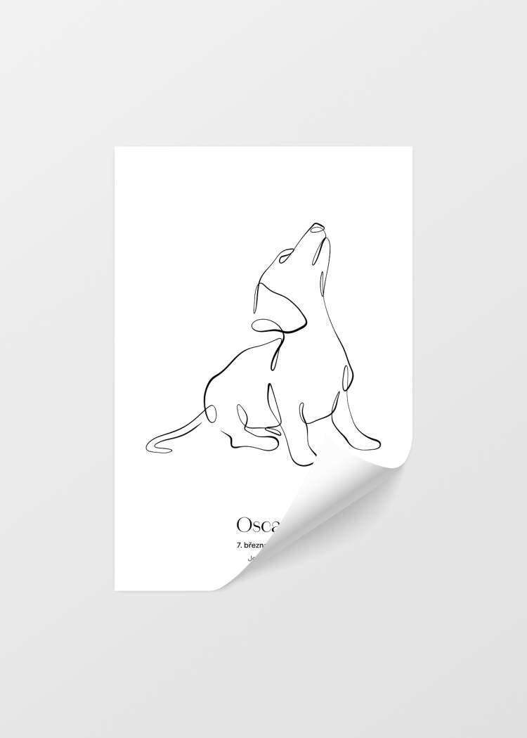 plakaty na miru zvireci pes jezevcik 04