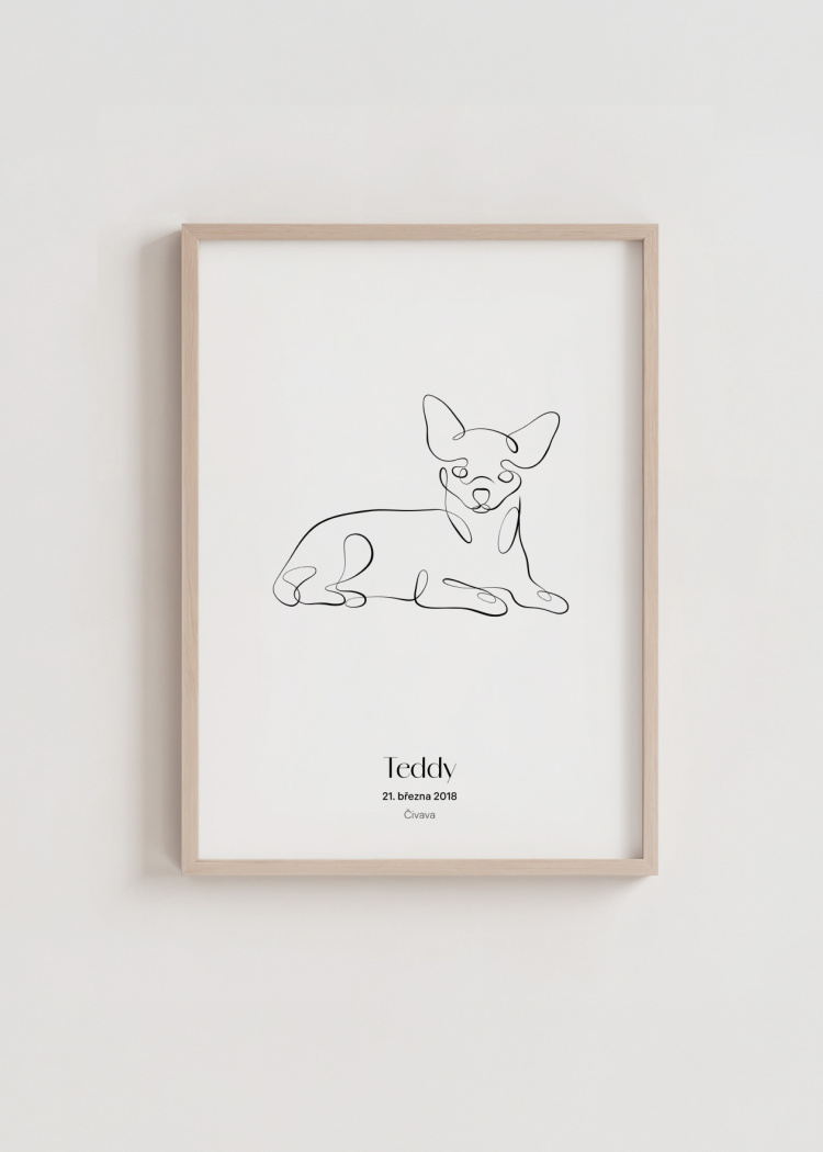 plakaty na miru zvireci pes civava 03