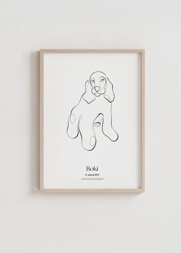 plakaty na miru zvireci pes americky kokrspanel 03