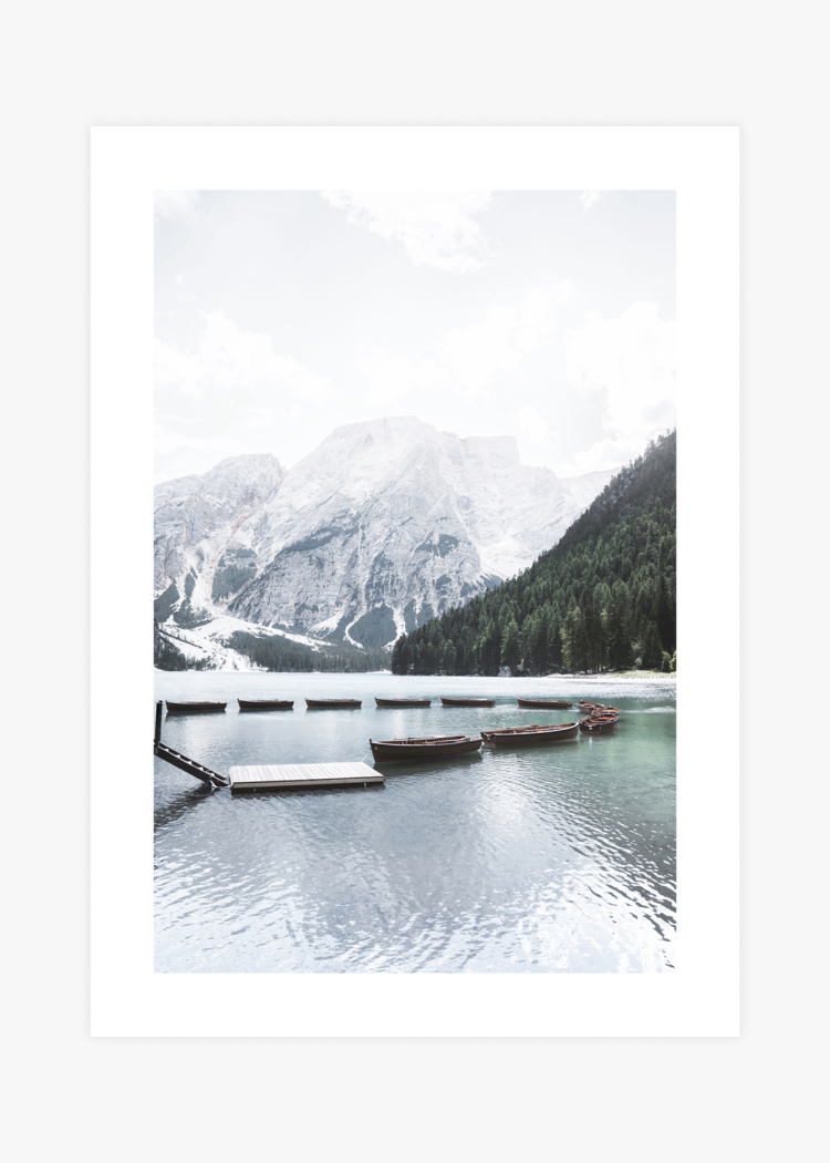 plakaty priroda jezero braies I 01 v1