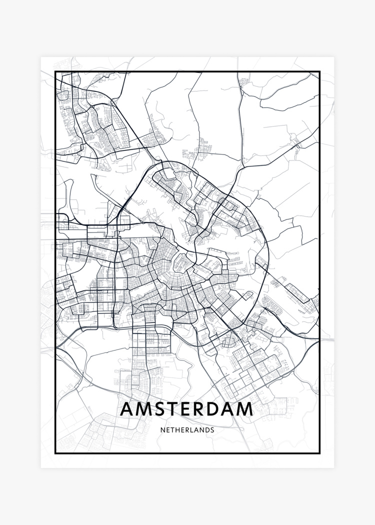 plakaty mapy amsterdam 01 v1