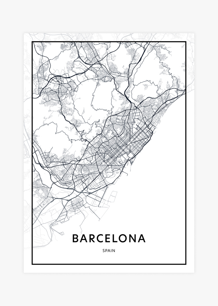 plakaty mapy barcelona 01 v1