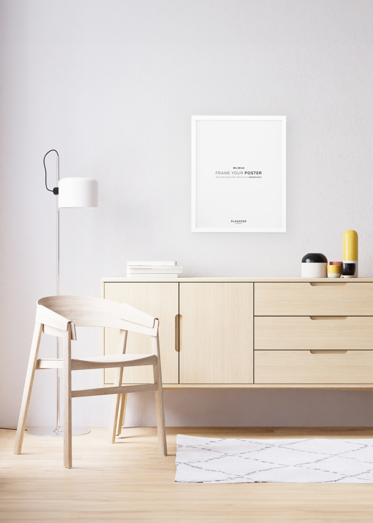 ramy bily ram 40x50cm