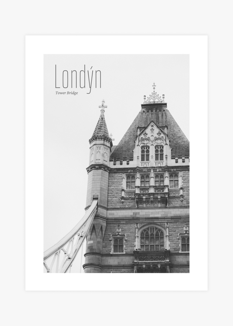 plakaty architektura londynsky tower bridge 01 v1