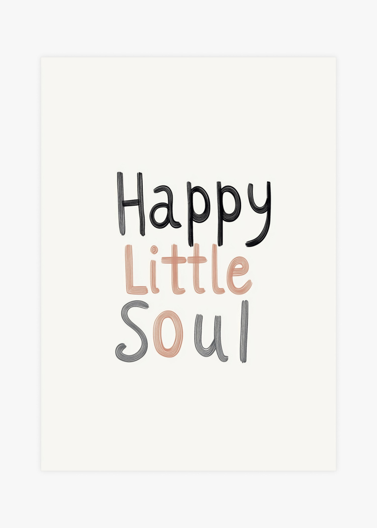 plakaty detske happy little soul II 01 v1