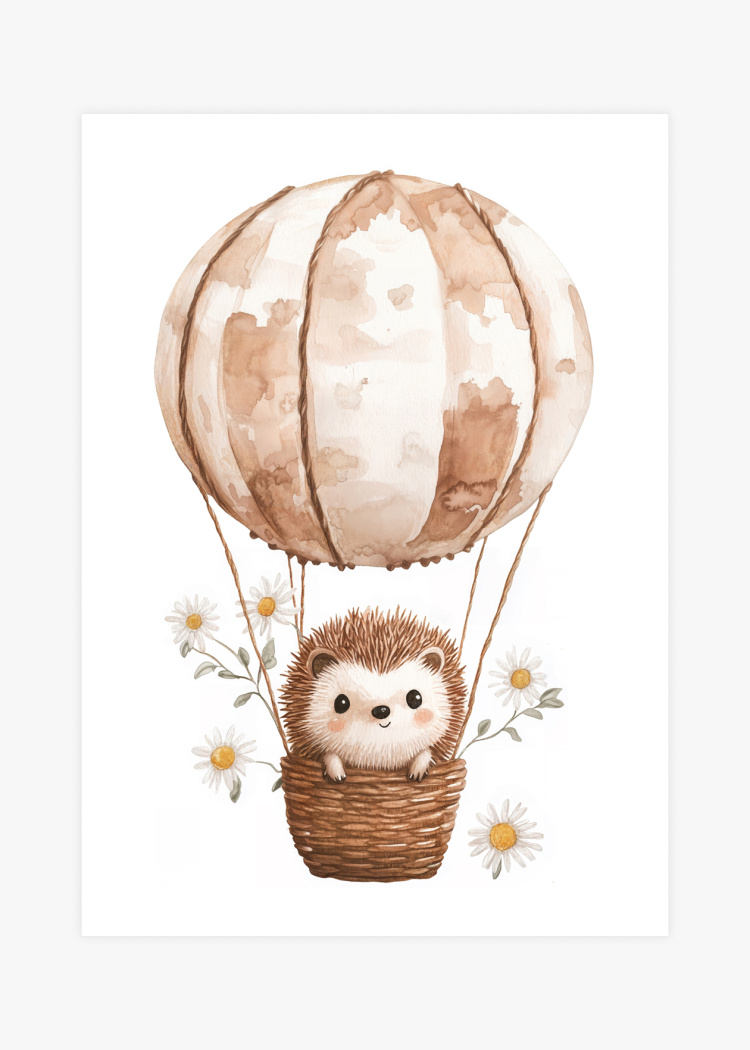 plakaty detske jezecek v balonku 01 v1