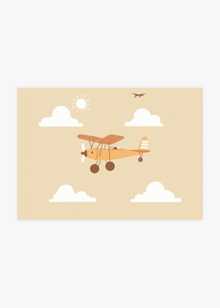 plakaty detske letadylko v oblacich 01 v1
