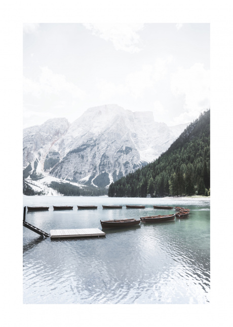 plakat priroda jezero braies 01 | Plakater.store