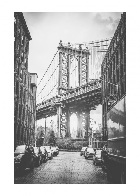 plakat architektura manhattan bridge 01 | Plakater.store