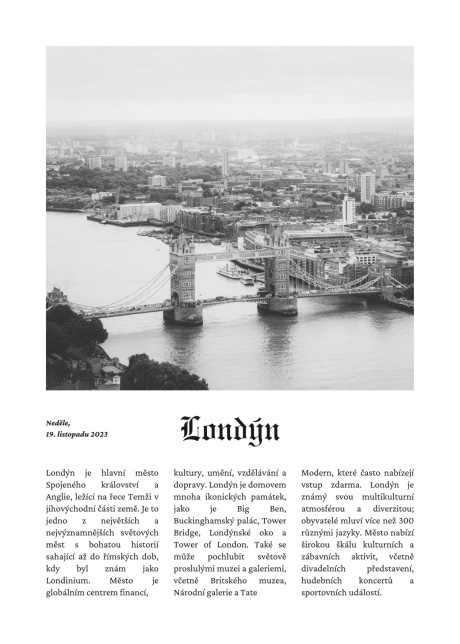 plakat architekture londynske noviny 01 | Plakater.store