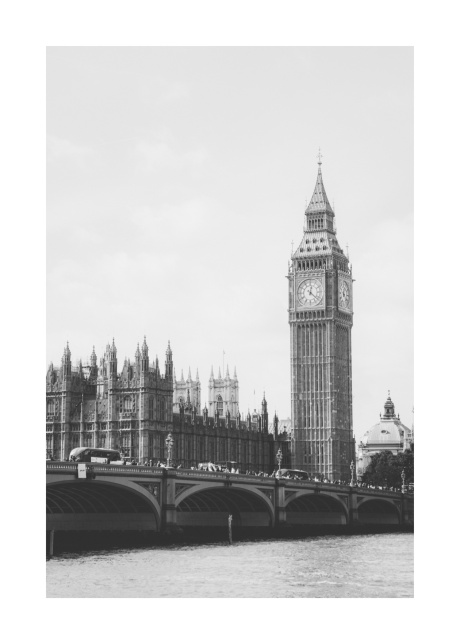 plakat architekture big ben nad temzi 01 | Plakater.store