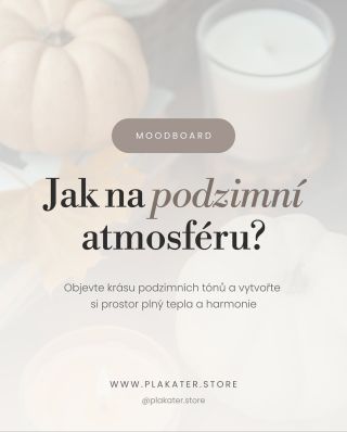 Jak si doma navodit podzimní atmosféru? Stačí pár drobností: teplé tóny, plamínek svíčky, přírodní materiály a detail,...
